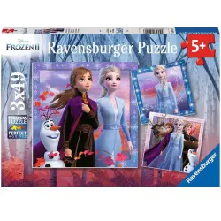 Puzzle Ravensburger Frozen II 3x49 piezas 050116