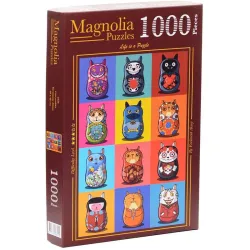 Puzzle Magnolia 1000 piezas Catryoshka 1020