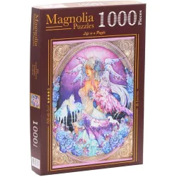Puzzle Magnolia 1000 piezas Unicornio de cristal 6201