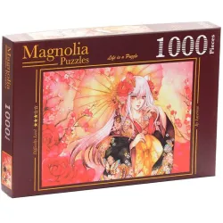 Puzzle Magnolia 1000 piezas Ciruelo Rojo 6206