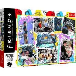 Puzzle Trefl 500 piezas Collage de Friends 37418