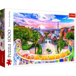 Puzzle Trefl 1000 piezas Atardecer sobre Barcelona 10711