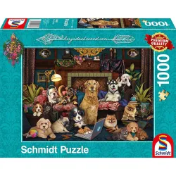Puzzle Schmidt Tarde colorida en el salón. de 1000 piezas 59987
