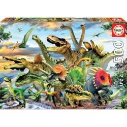 Educa puzzle 500 piezas. Dinosaurios 17961