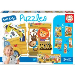 Educa puzzle baby Bus de animalitos 17575
