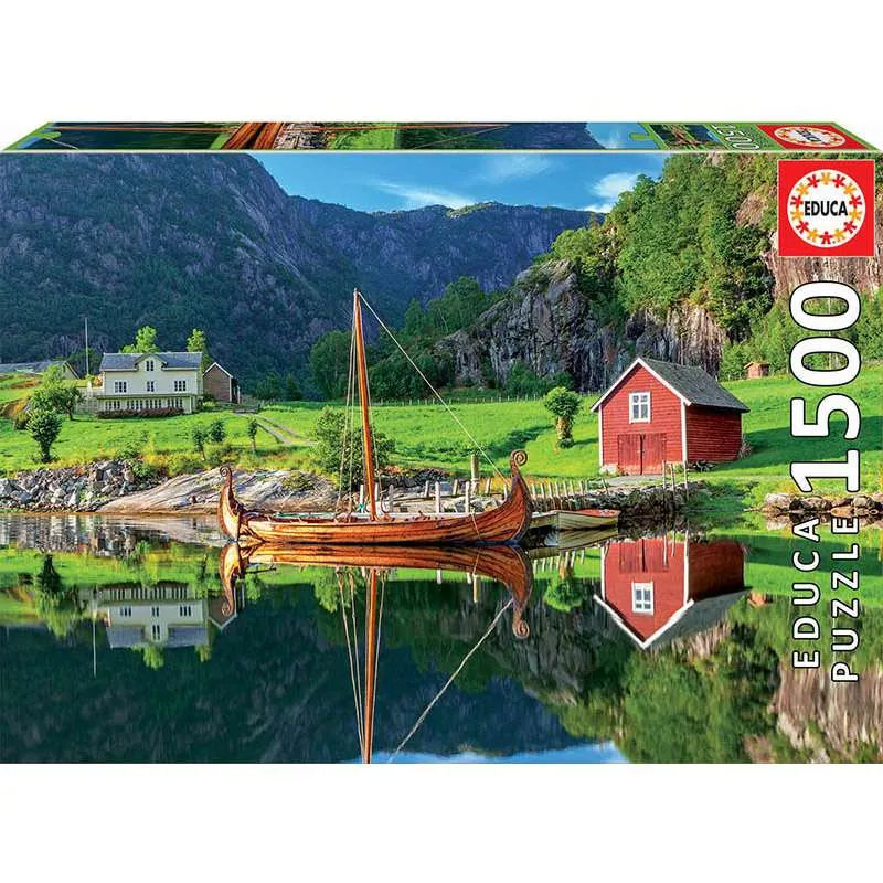 Educa puzzle 1500 Barco vikingo 18006