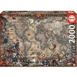 Educa puzzle 2000 Mapa pirata18008