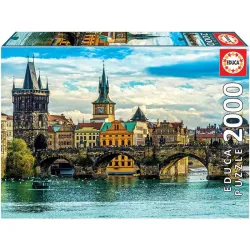Educa puzzle 2000 Vistas de Praga 18504