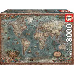 Educa puzzle 8000 Mapamudi histórico 18017