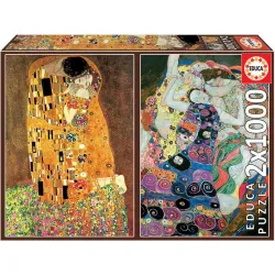 Educa puzzle 2x1000 Art collection. Klimt 18488