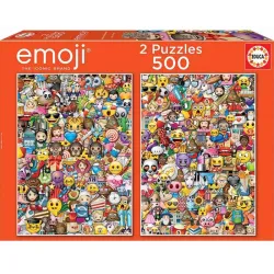 Educa puzzle 2x500 Emoji 17992
