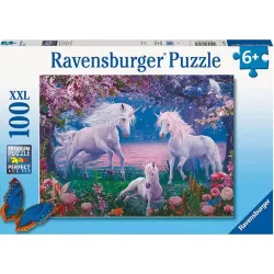 Puzzle Ravensburger Unicornios encantados 100 Piezas XXL 133475