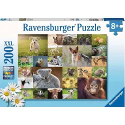 Puzzle Ravensburger Crías del mundo 200 Piezas XXL 133536