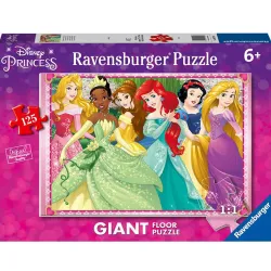 Puzzle Ravensburger Giant Floor Princesas Disney 125 piezas 097890