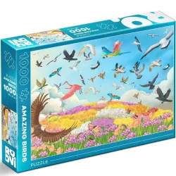 Puzzle Roovi Pájaros asombrosos de 1000 piezas 79442