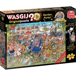 Puzzle Jumbo Retro Original Wasgij 40 25 Aniversario, Fiesta en el jardín 1000 Piezas 25019