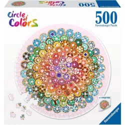 Puzzle Ravensburger Circulo de colores, Donuts 500 piezas 173464