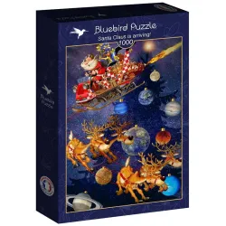 Bluebird Puzzle ¡Papá Noel está llegando! de 1000 piezas 90316