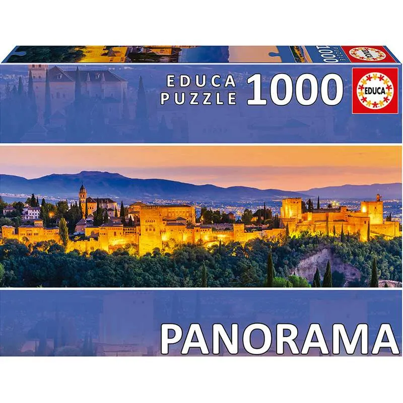 Educa puzzle 1000 piezas panorama Alhambra, Granada 19576