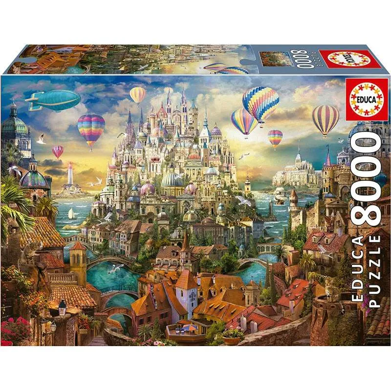 Educa puzzle 8000 Ciudad de los Sueños 19570
