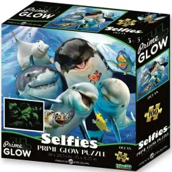 Puzzle Prime3D Ocean Selfie brilla en la oscuridad de 100 piezas