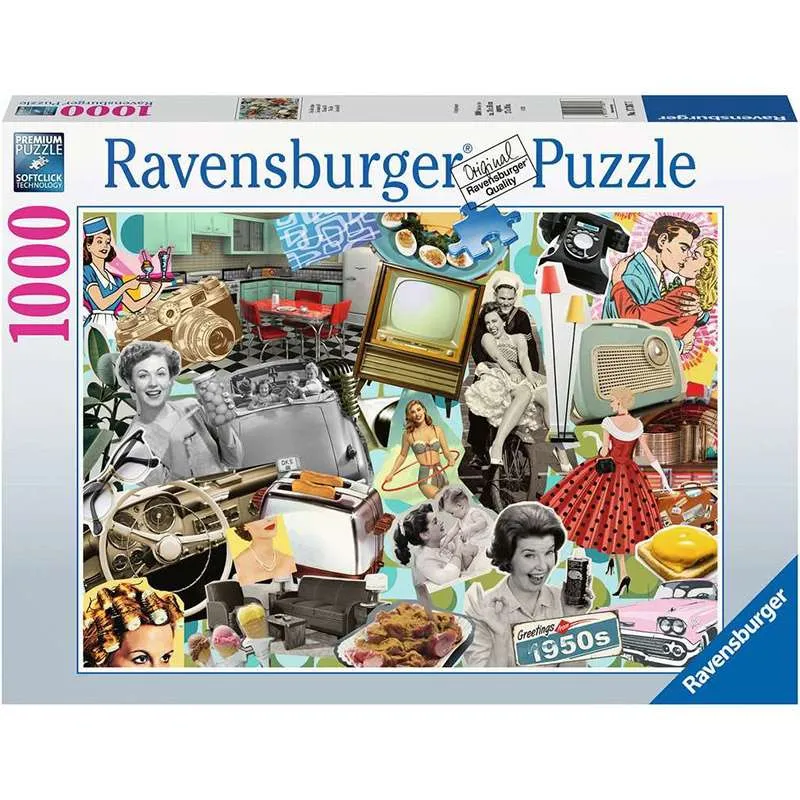 Puzzle Ravensburger Década de los 50 de 1000 piezas 173877