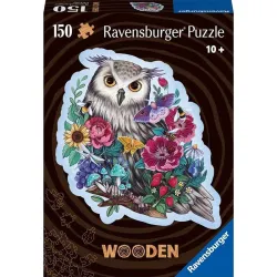 Puzzle Ravensburger Buho de madera de 150 piezas 175116