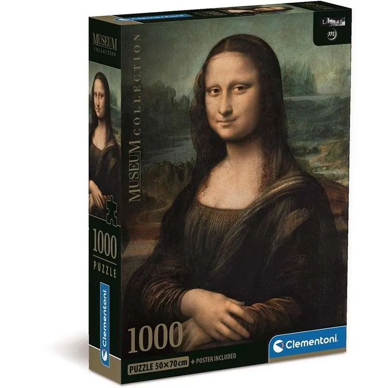 Puzzle Clementoni La Mona Lisa, Da Vinci 1000 piezas 39708