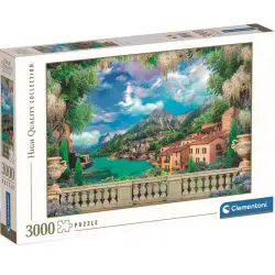 Puzzle Clementoni Terraza exuberante en el lago 3000 piezas 33553