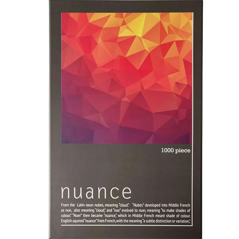 Puzzle Robert Frederick Nuance Triangles de 1000 piezas