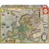Educa puzzle Mapa De Europa de 1000 Piezas 19624