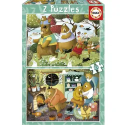Educa puzzle Cuentos del bosque 2x20 piezas 19686