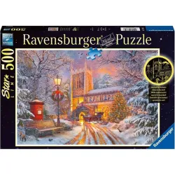 Puzzle Ravensburger Una Navidad brillante 500 piezas 173846