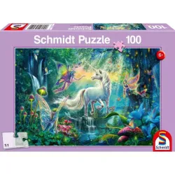 Puzzle Schmidt En el país de las criaturas mágicas de 100 piezas 56254