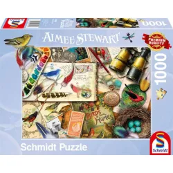 Puzzle Schmidt Observacion de aves de 1000 piezas 57582