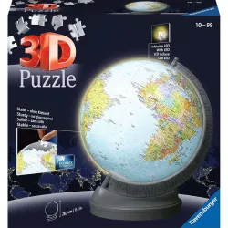 Puzzle Ravensburger 3D Globo Terráqueo Night Edition de 548 piezas 115495