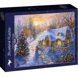 Bluebird Puzzle Cabaña de Navidad de 1000 piezas 90352