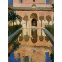 Puzzle Grafika Salón de los Embajadores, Alhambra, Granada 1909 de 2000 piezas
