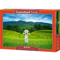 Puzzle Castorland Campos de arroz de Vietnam de 1000 piezas C-105052