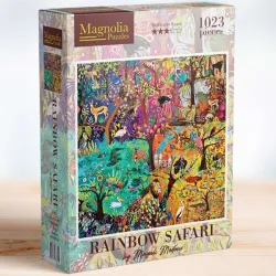 Puzzle Magnolia Safari arcoiris 4102 de 1023 piezas