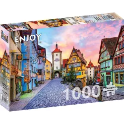 Puzzle Enjoy puzzle Casco antiguo de Rothenburg, Alemania de 1000 piezas 2070