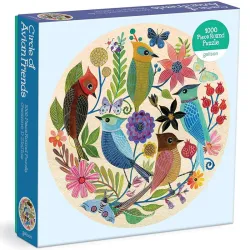 Puzzle Galison Circle of Avian Friends de 1000 piezas