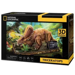Puzzle Triceratops National Geographic de 44 piezas NG803144