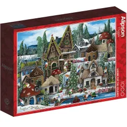 Puzzle Alipson Gnomo para las fiestas navideñas de 1000 piezas