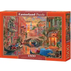 Puzzle Castorland Noche romántica en Venecia de 1000 piezas C-151981