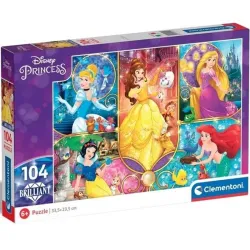 Puzzle Clementoni Princesas Disney Diamantes 104 piezas 20140