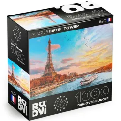 Puzzle Roovi Torre Eiffel, París, Francia de 1000 piezas 79893