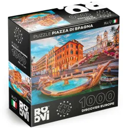 Puzzle Roovi Plaza de España, Roma, Italia de 1000 piezas 79947