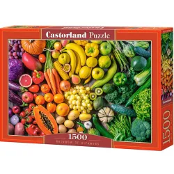Puzzle Castorland Arcoiris de vitaminas de 1500 piezas C-152124