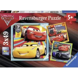 Puzzle Ravensburger Cars 3 3x49 piezas 08015